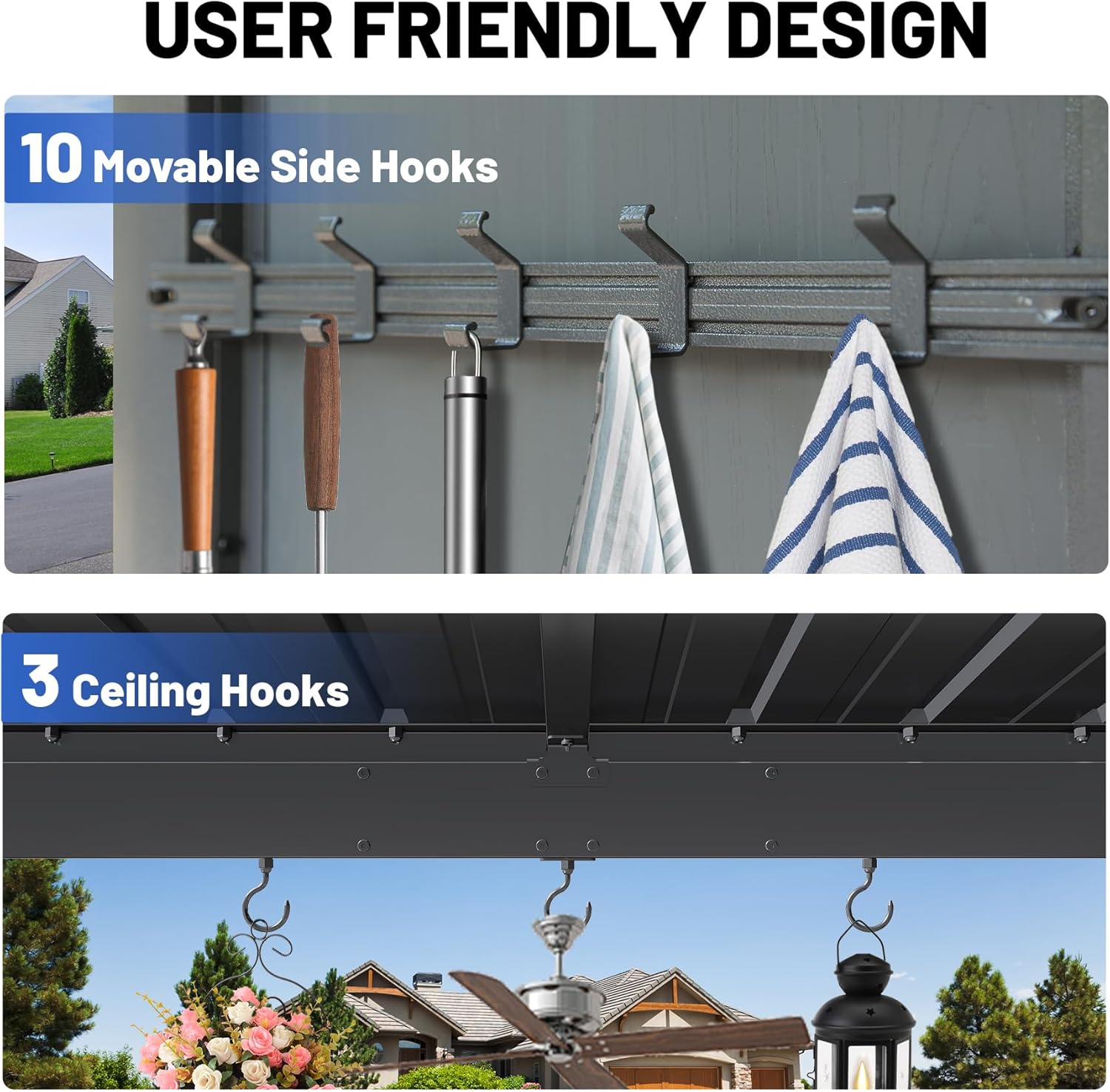 9X10FT Hardtop Grill Gazebo