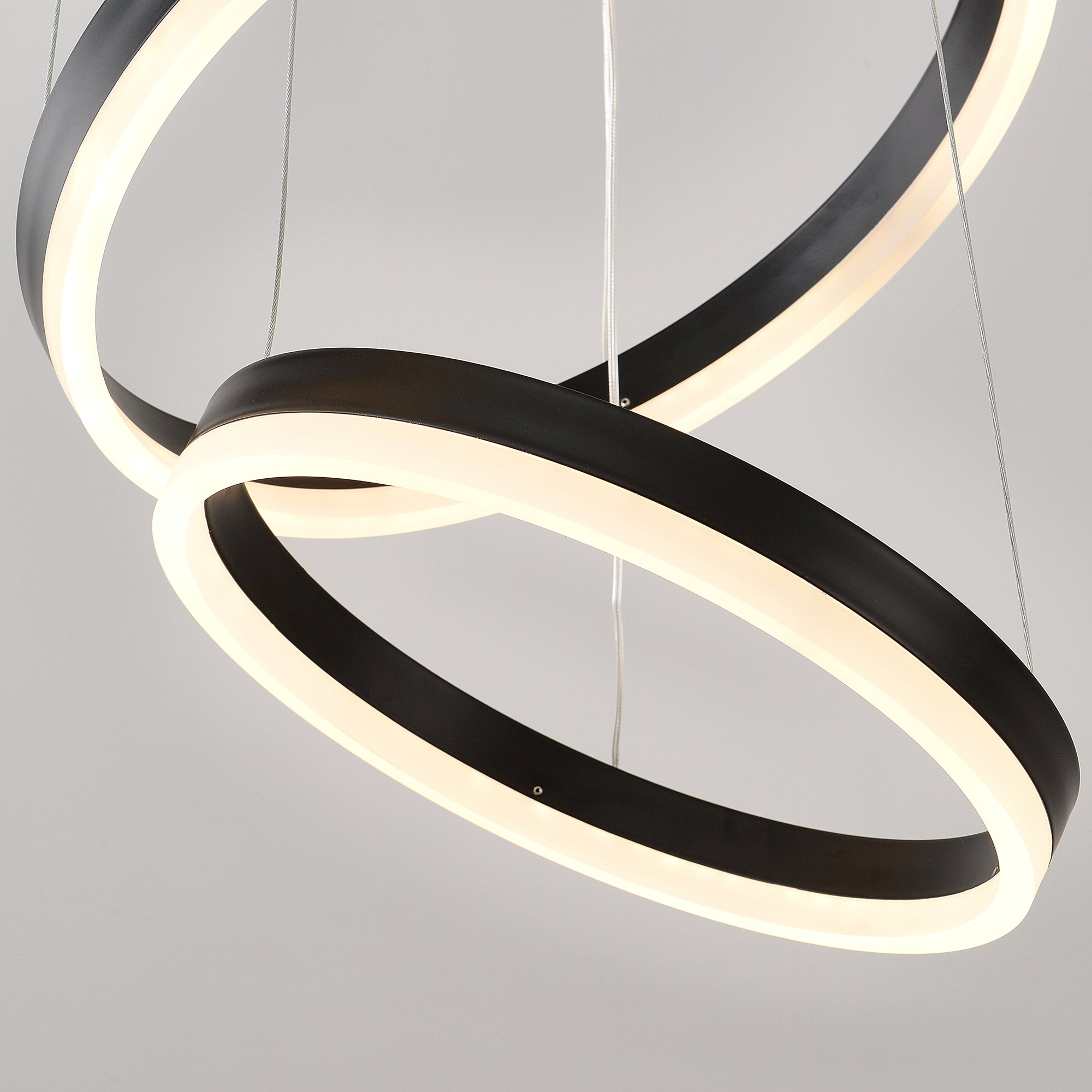 Modern 3 Rings Chandelier