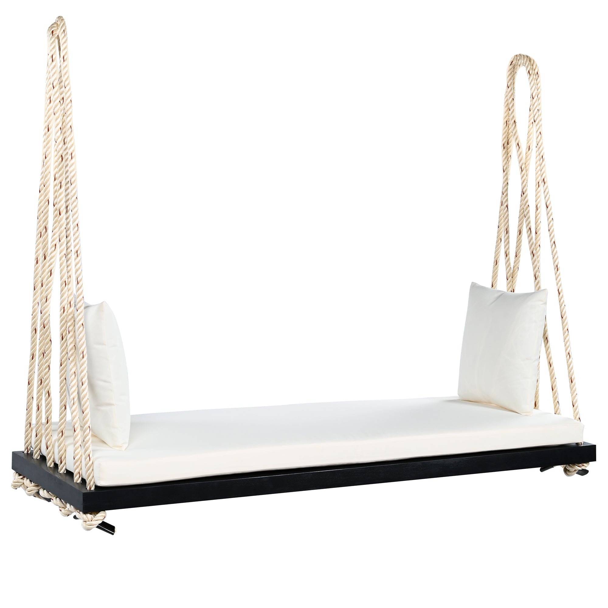 TOPMAX Patio Wooden Swing Chair