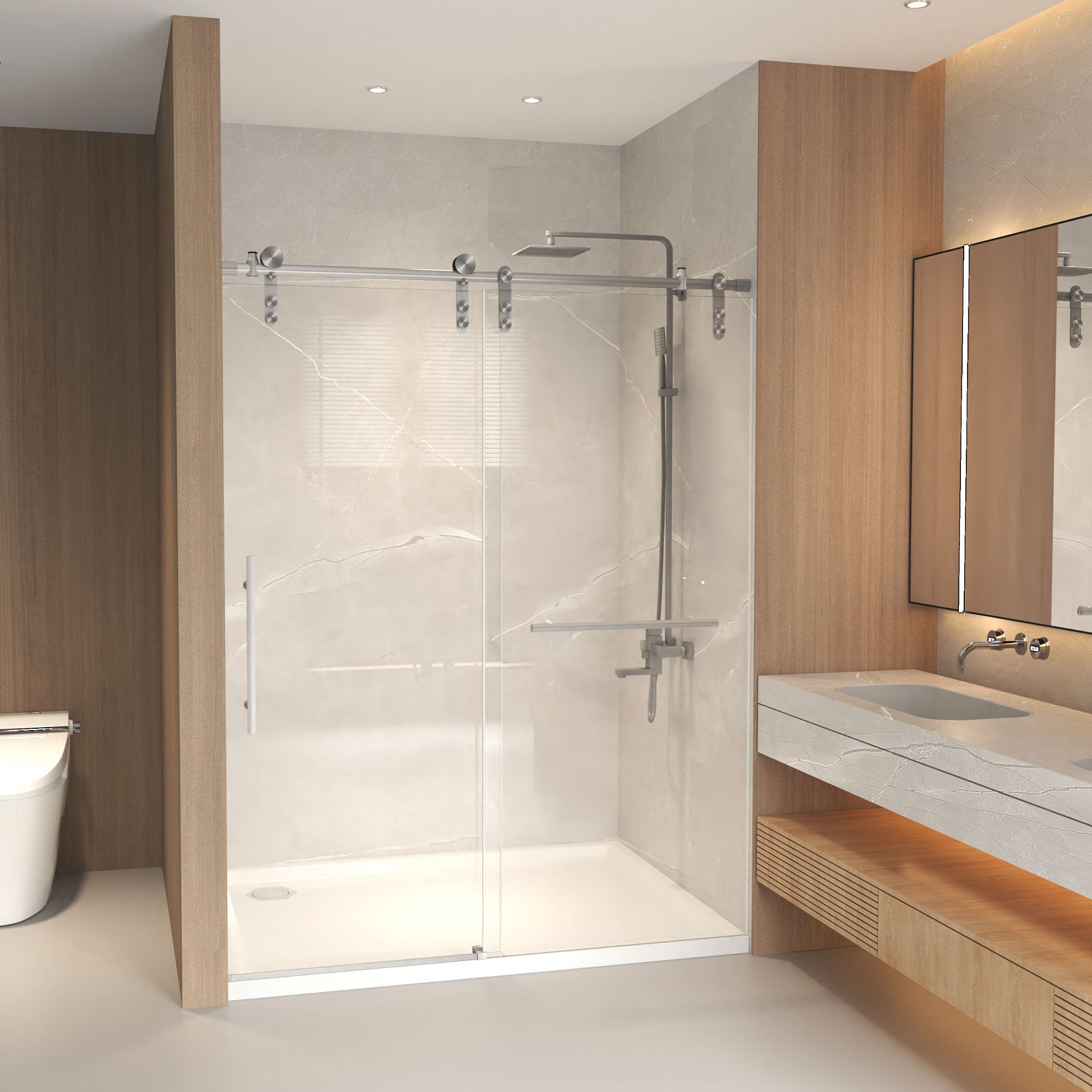 Frameless Sliding Shower Door