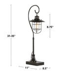 Landen 33" Contemporary Metal Task Lamp in Oil Rubbed Bronze - Set of 2