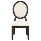Fulton Dark Cocoa Oval Back Dining Side Chair Set (2 of Set)