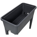 Raised Garden Bed with Ventilated Transparent Greenhouse Lid