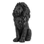 Elegant Sitting Lion Statue