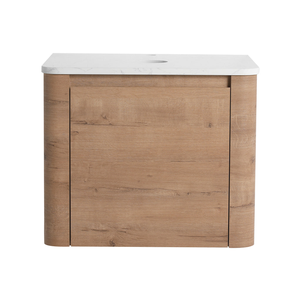 24" Wall-Mounted Bathroom Vanity & 1-Soft-Close Door