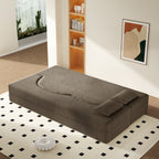 Modern Floor Sofa with Pillows