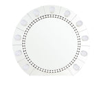Farai Glam Mirrored & Faux Crystal Diamonds Wall Décor Mirror