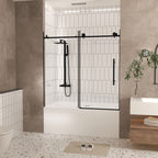 Frameless Shower Door 56-60"W x 60"H