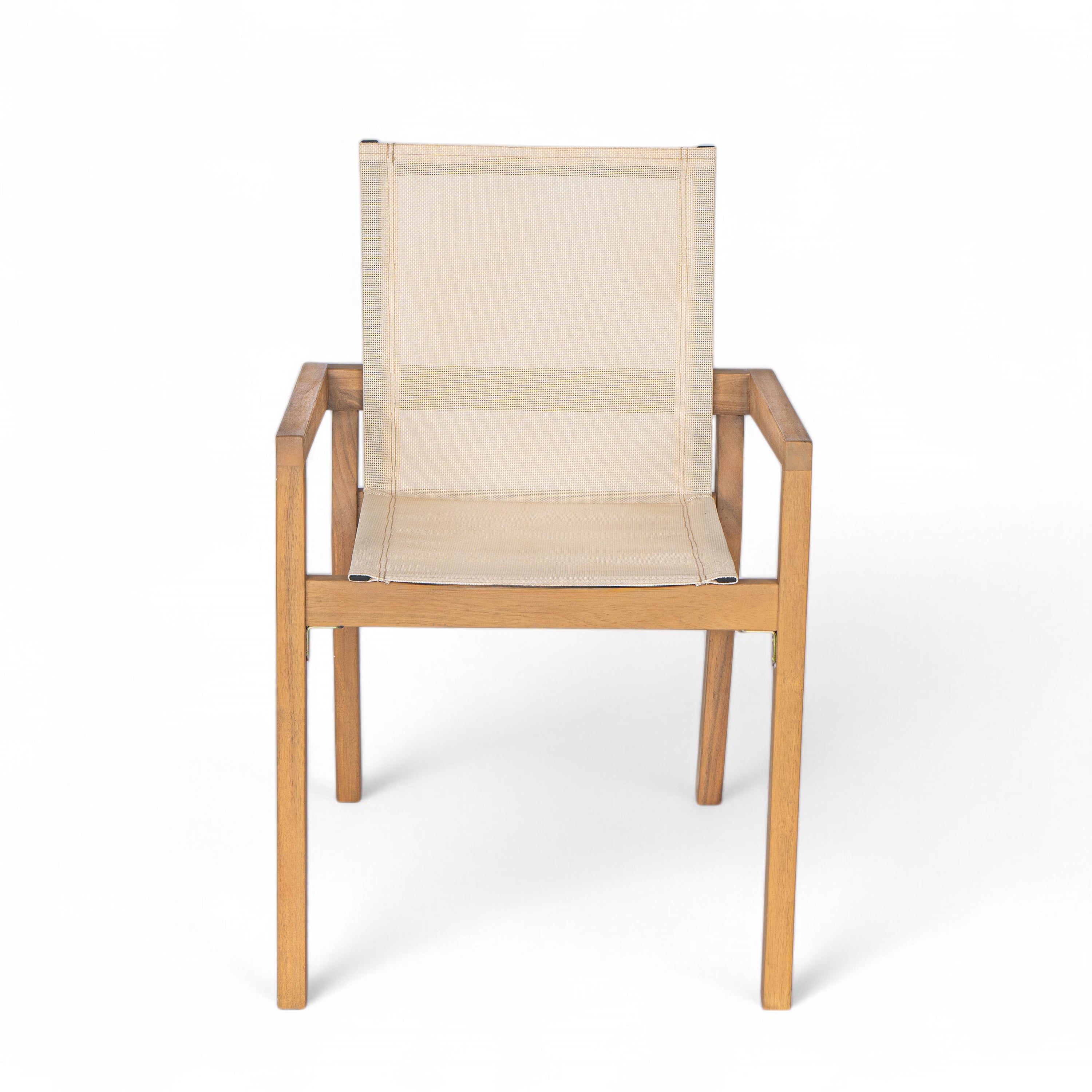 Belfast Dining Chair Set of 2, Teak Frame