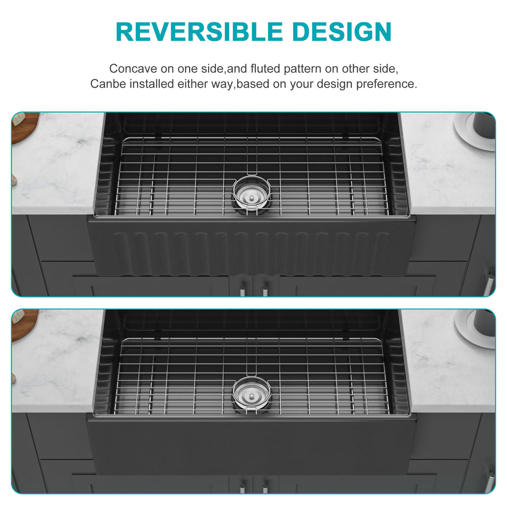 33" Matte Kitchen Sink