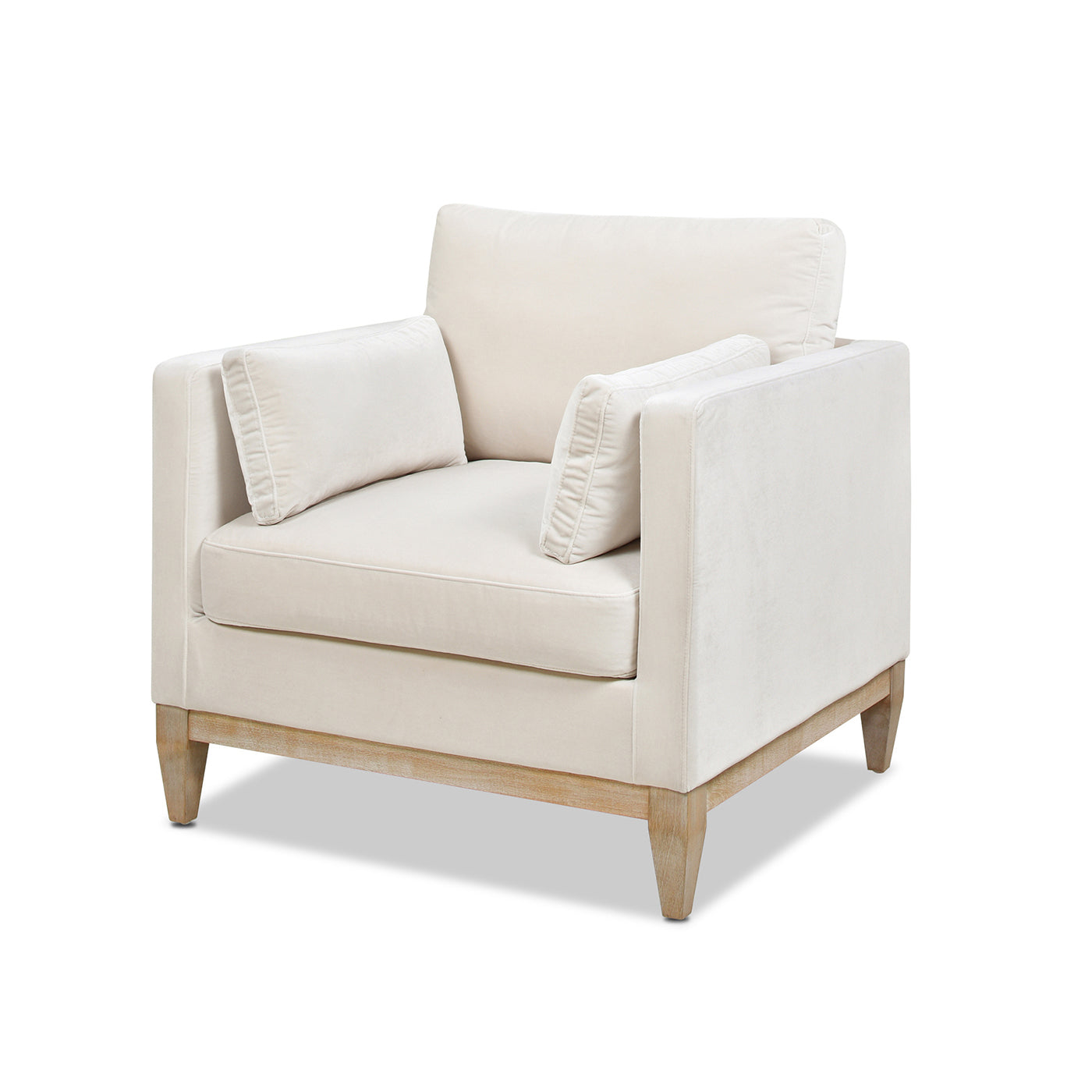 Knox 36" Modern Farmhouse Arm Chair, French