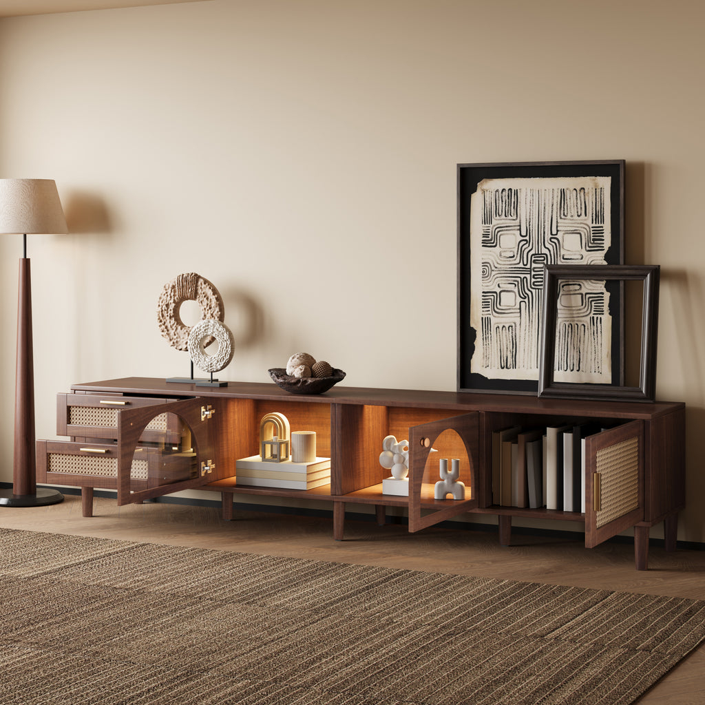 86 Inch TV Stand for TVs Up to 90"