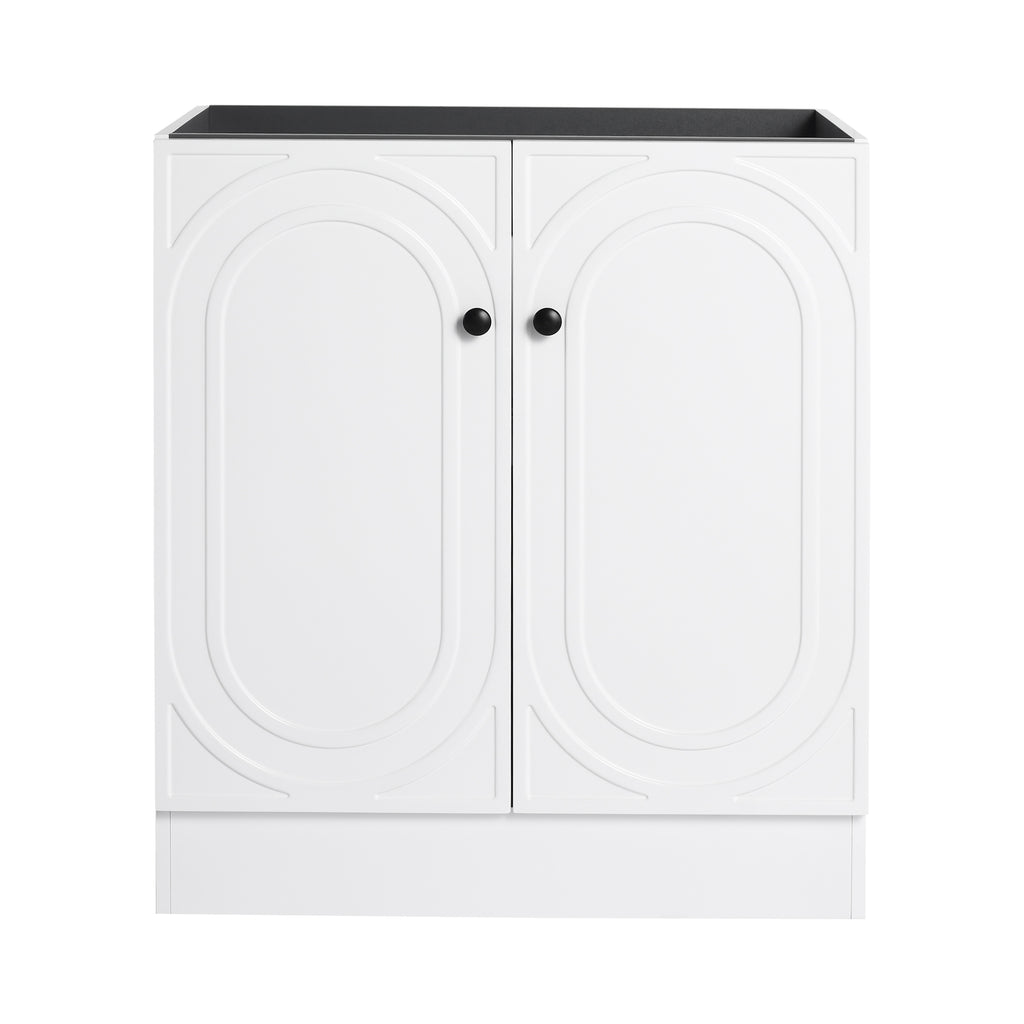30" Freestanding Bathroom Vanity & 2 Soft-Close Cabinet Doors