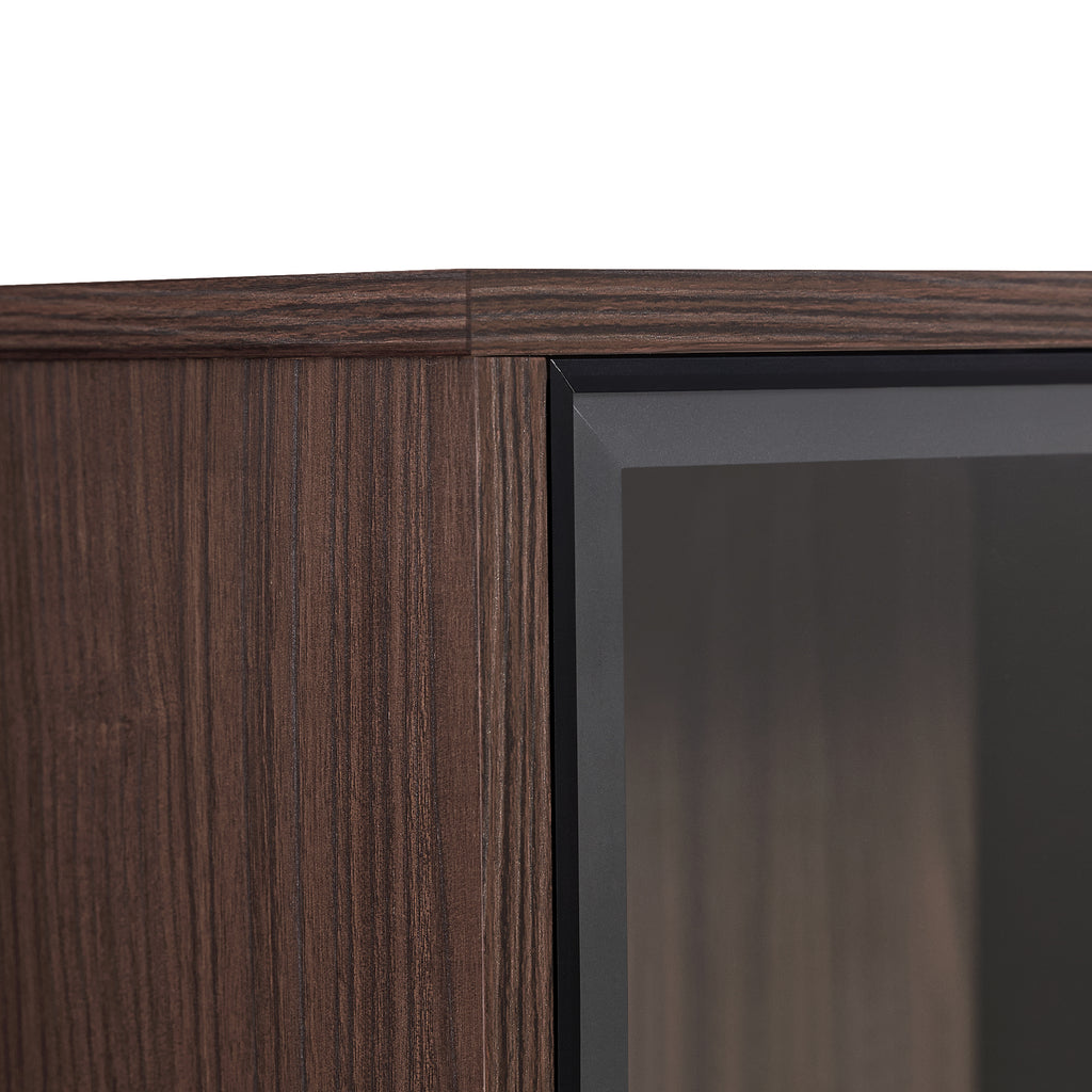 51.2'' Freestanding Display Cabinet with 2 Storage Drawers