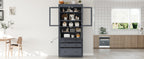 TOPMAX Freestanding Kitchen Pantry Storage Cabinet