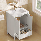 24 Inches Bathroom Vanity with Sink Combo