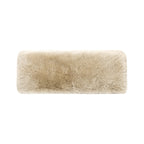 Leda 49" Sheepskin Fur Rectangular Accent Bench