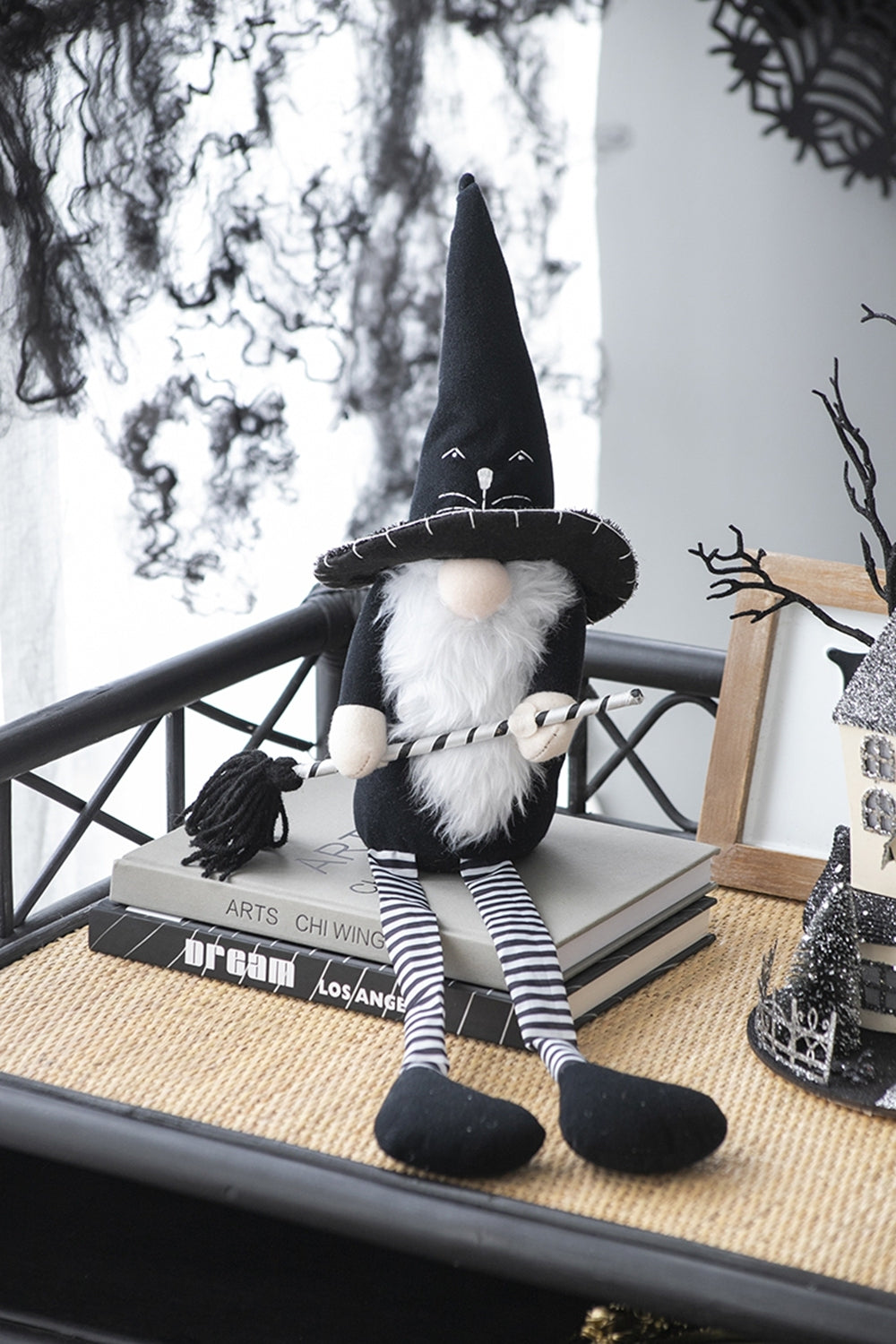 26.8" Handcrafted Halloween Gnome by Bruce