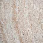 Outdoor/Indoor Lightweight Concrete Side Table - Travertine Finish