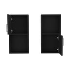 Wall Mounted Bathroom Medicine Cabinet - Eak 24" H, Two Doors