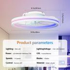 RGB Ceiling Fan with Lights