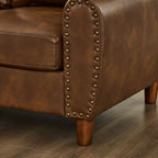 Breathable Faux Leather Sofa Set for Living Room