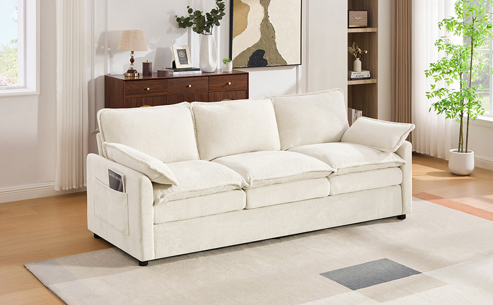 Modern 3-Seater Sofa with Plush Upholstery