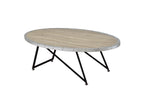 Allis Weathered Oval Coffee Table