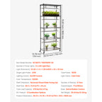 DIY Plant Shelf with Grow Lights