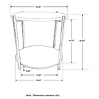 Bleskin Oval Side Table