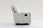 Short Plush Manual Button Armchair Sofa