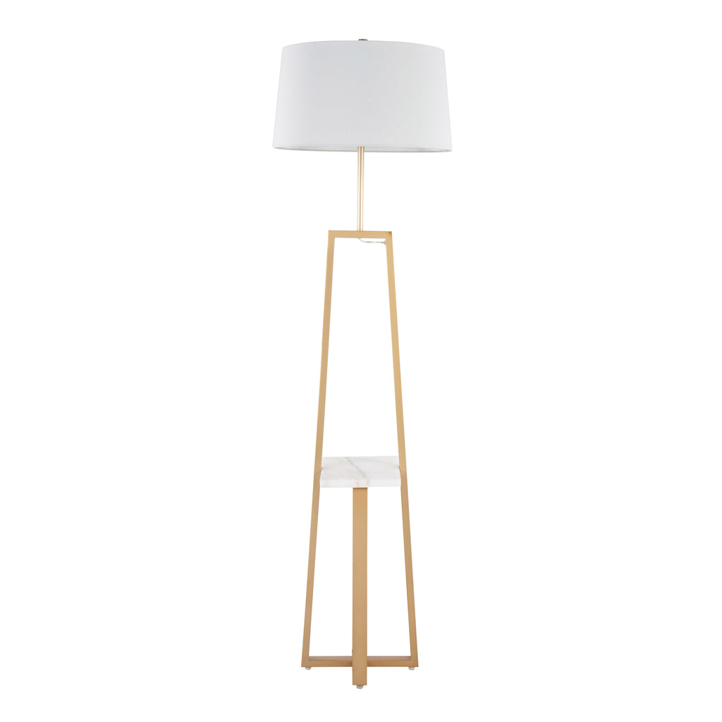 Shelf Contemporary Floor Lamp