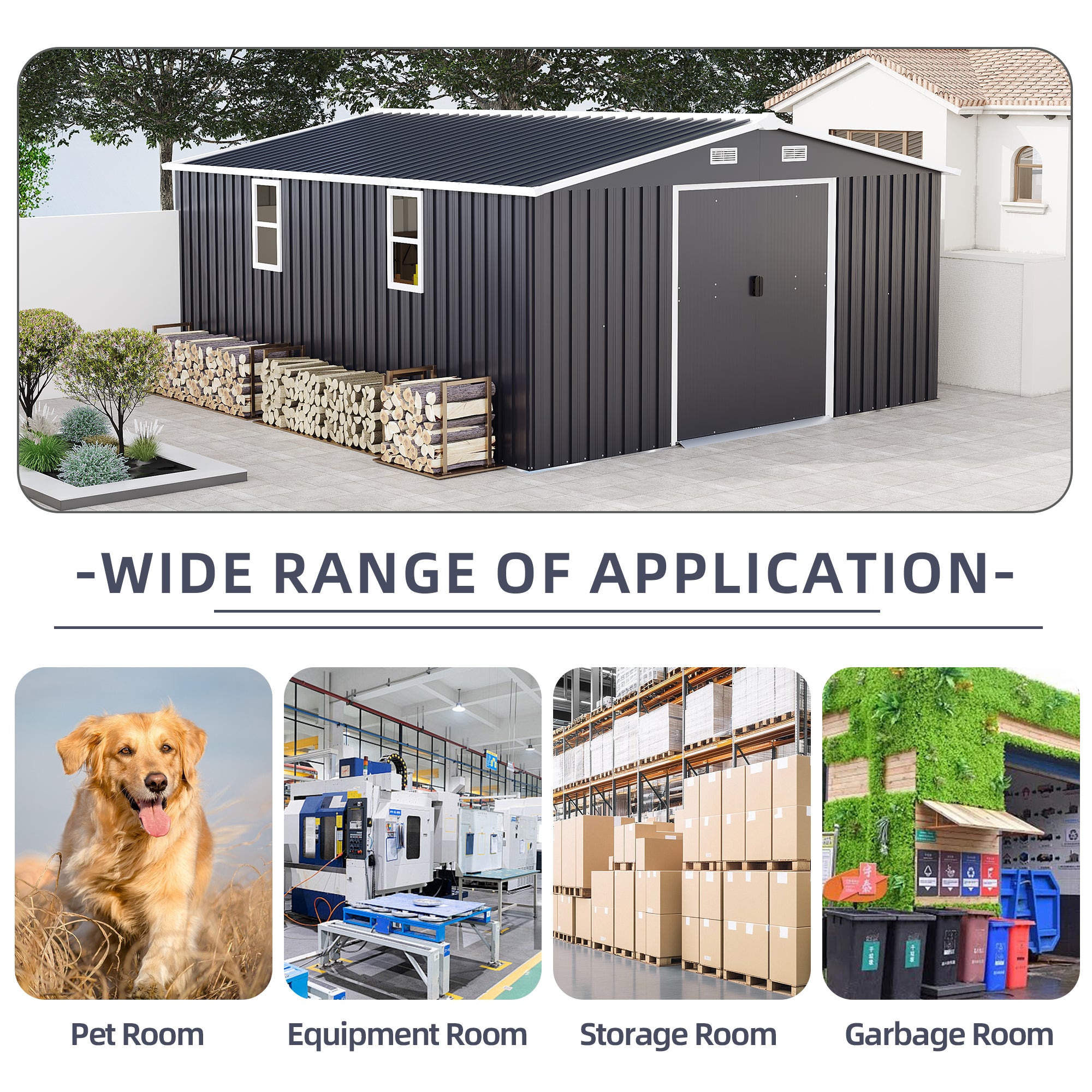 Campcraft 10x12ft Storage Shed