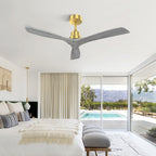 52 Inch Indoor Ceiling Fan Without Light