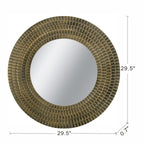 D29.5" Round Wall Mirror