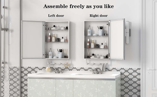 16'' x 24'' Medicine Cabinet with Mirror