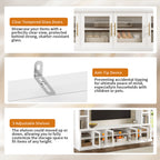 All-in-One Modern Entertainment Center for TVs Up to 80"