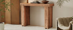 TREXM Farmhouse Mango Wood Console Table