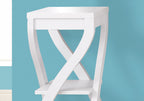 Accent Table - Square Design with Shelves