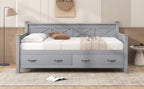 Twin Size Daybed with 2 Large Drawers