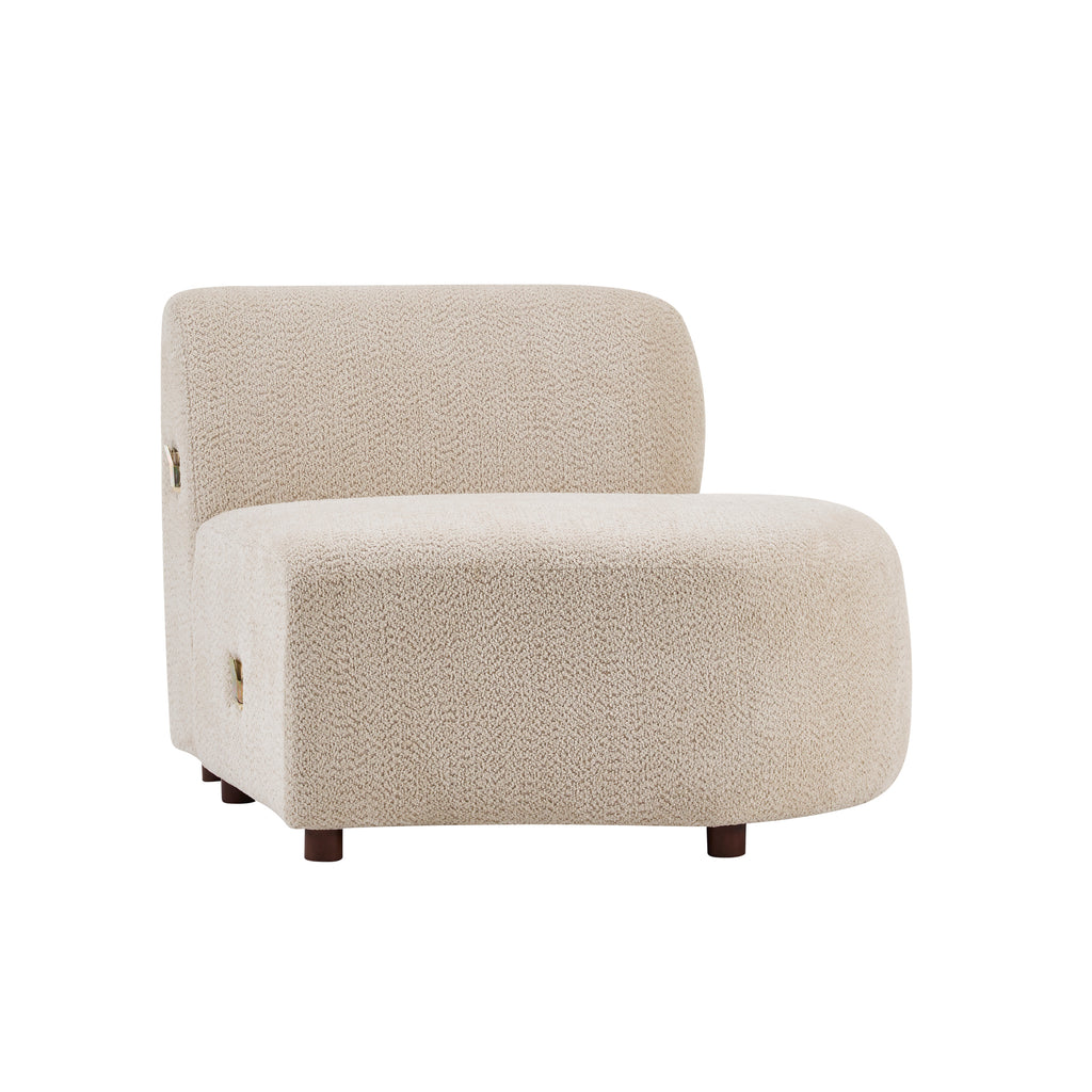 Cozelle 3-Piece Modern L Shape Sectional Curved Cloud Couch