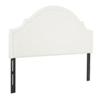 Catherine Upholstered King Headboard, Antique