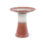 Handmade Glazed Ceramic Bird Bath