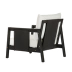 Outdoor Club Chair with Acacia Wood Frame