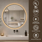 24" Round Bathroom Mirror