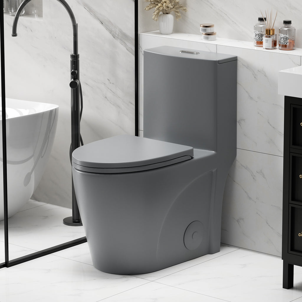 1.1/1.6 GPF Tornado Flush One-Piece Toilet