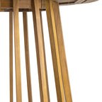 Outdoor Round Top Acacia Wood Dining Table
