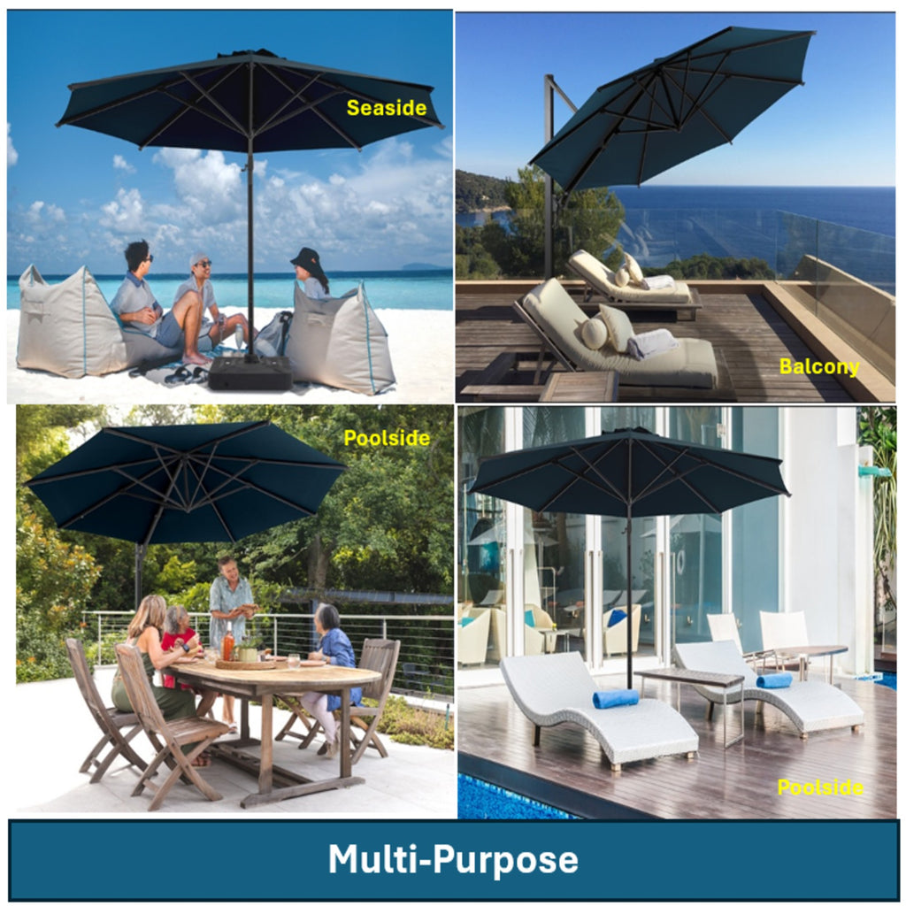 10-Foot Cantilever Patio Umbrella
