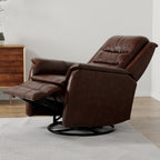 Global Home Swivel Recliner with Manual Footrest in Brazil
