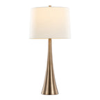 Diana 29" Contemporary Metal Table Lamp in Matte Golden Bronze